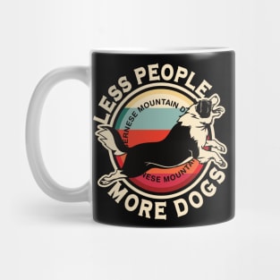 Bernese Mountain Dog Less People More Dogs Mug